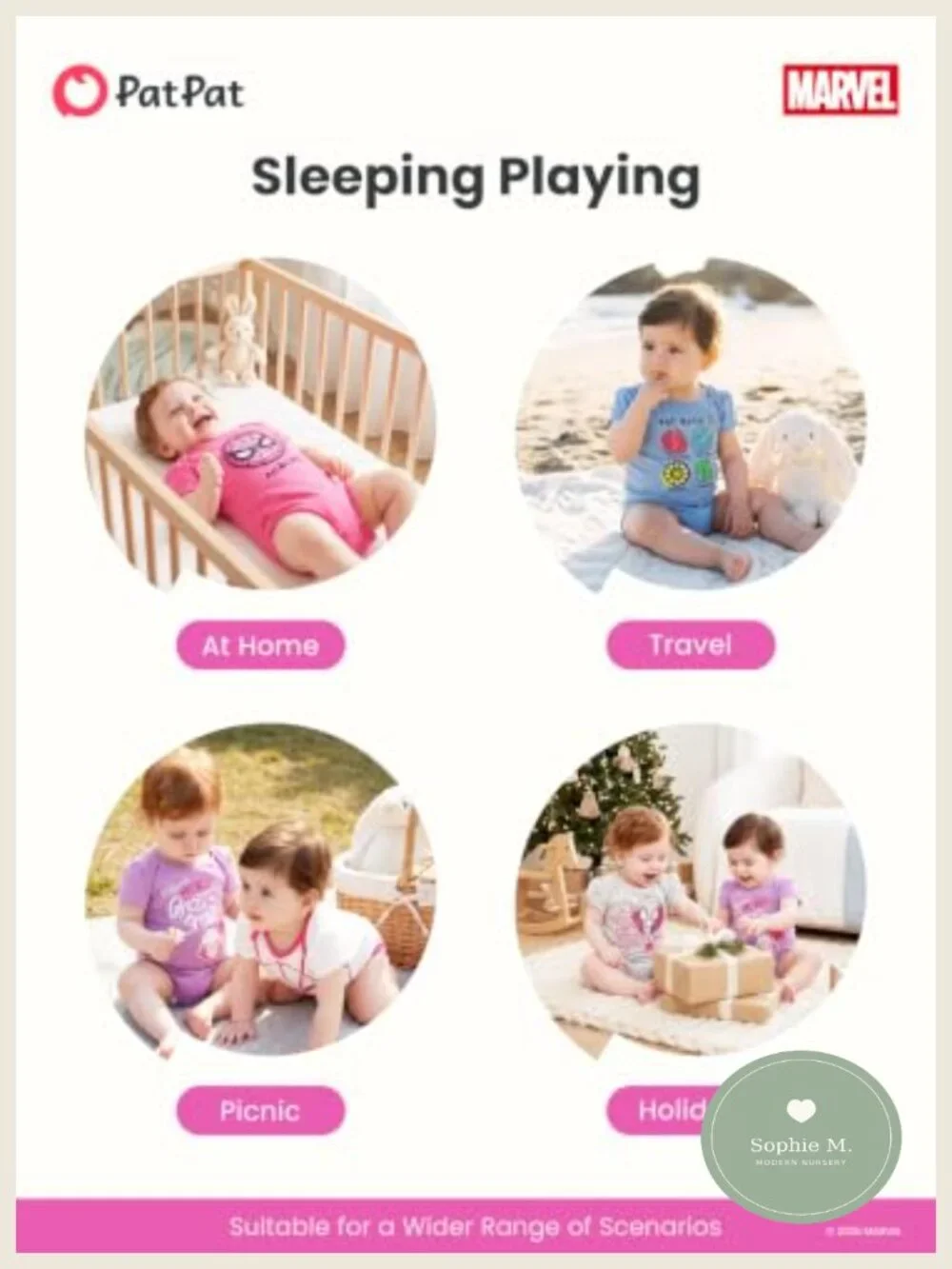 5 Pack Newborn Baby Girl Bodysuits - Disney Licensed Short Sleeve